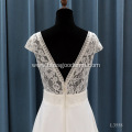 Designer Luxury White Pearl Lace Sequins Maxi Women Ball wedding gowns 2021 bridal